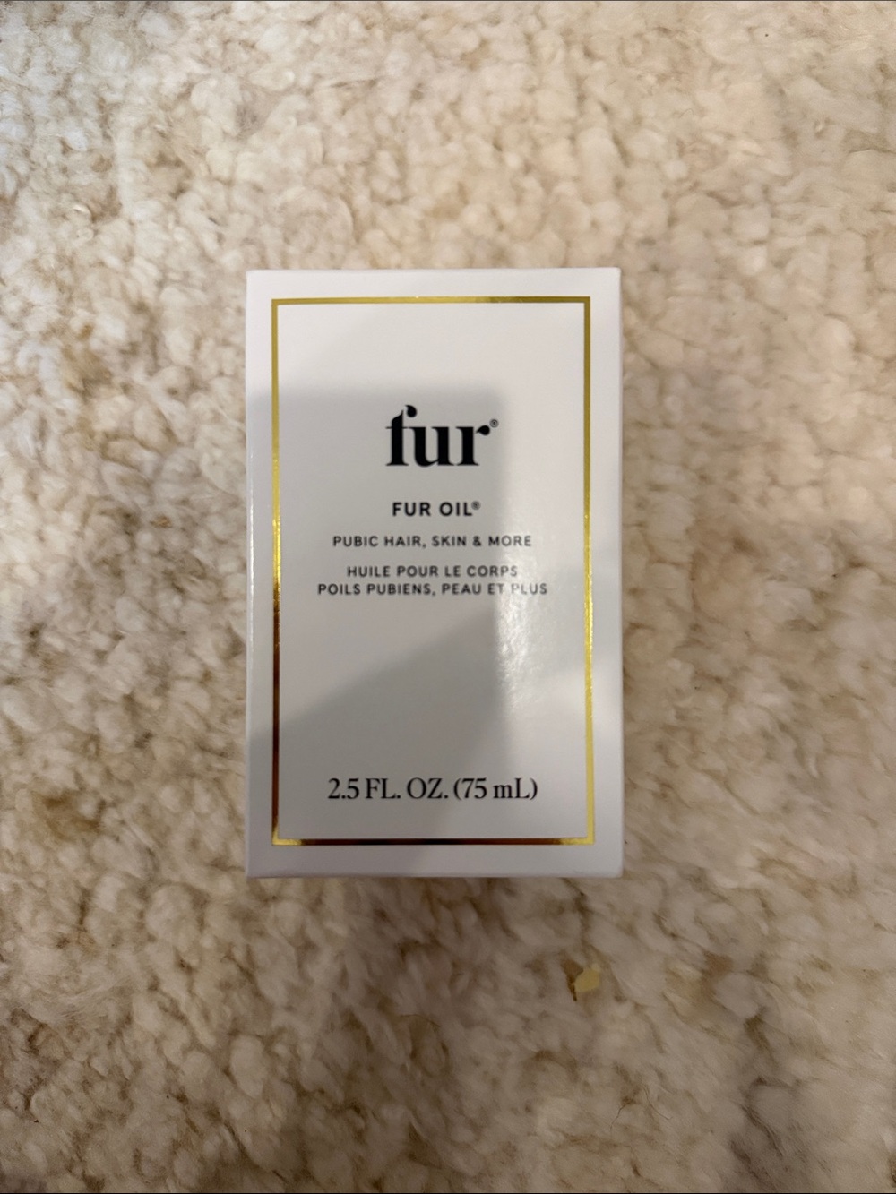 Fur Oil Moisturizing Body & Pubic Hair Oil — White